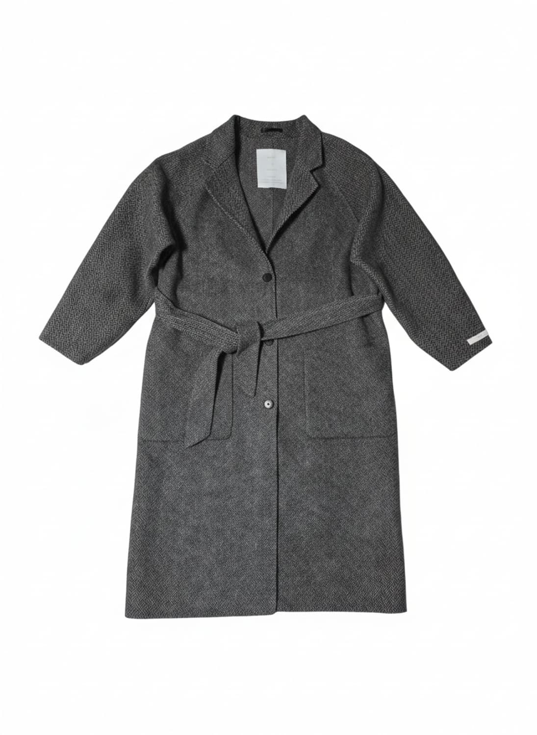 Basil 헤링본 롱코트 Free 상품이미지5