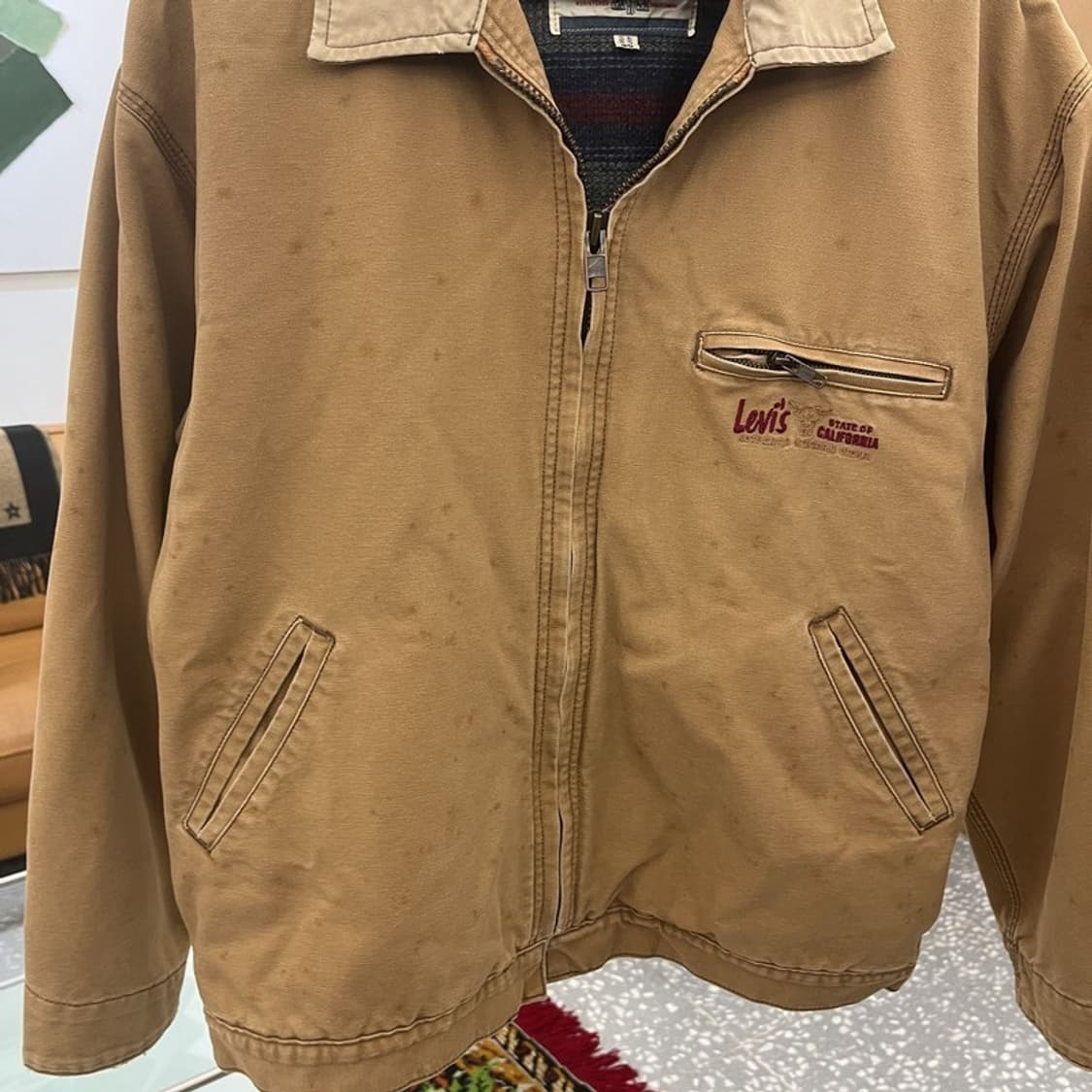 리바이스 90s 캔버스 오버핏 티트로이트 자켓 105 C05664 상품이미지7