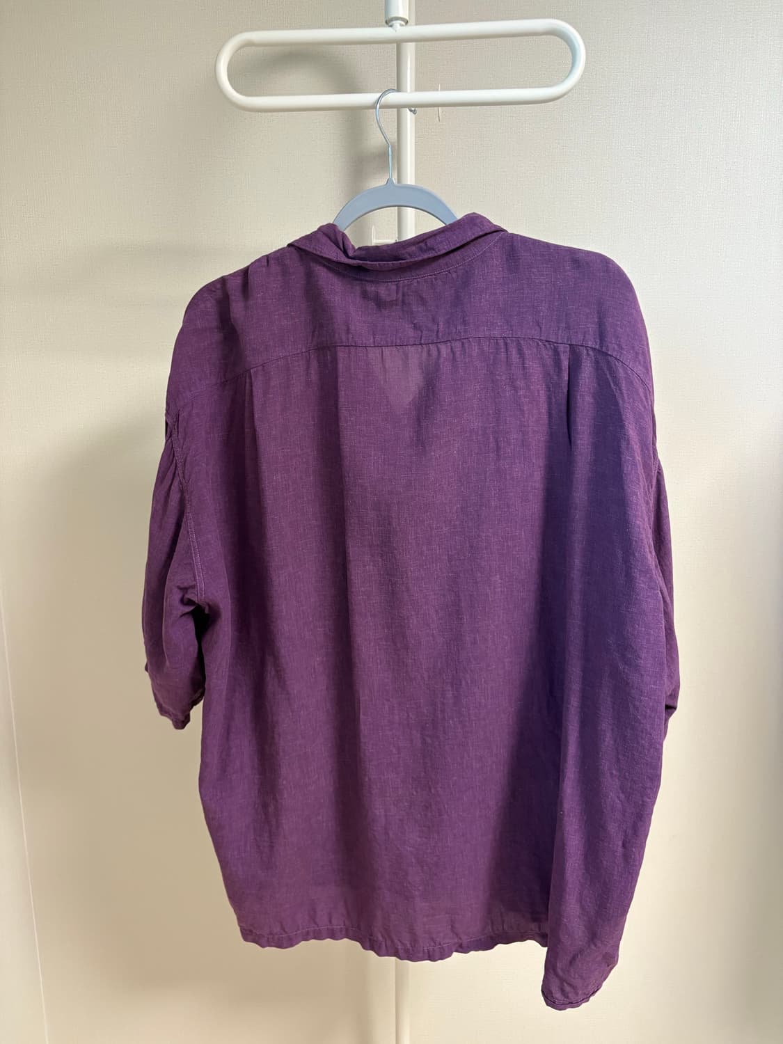 캐피탈 소프트 린넨 오픈카라 빅셔츠 상품이미지2