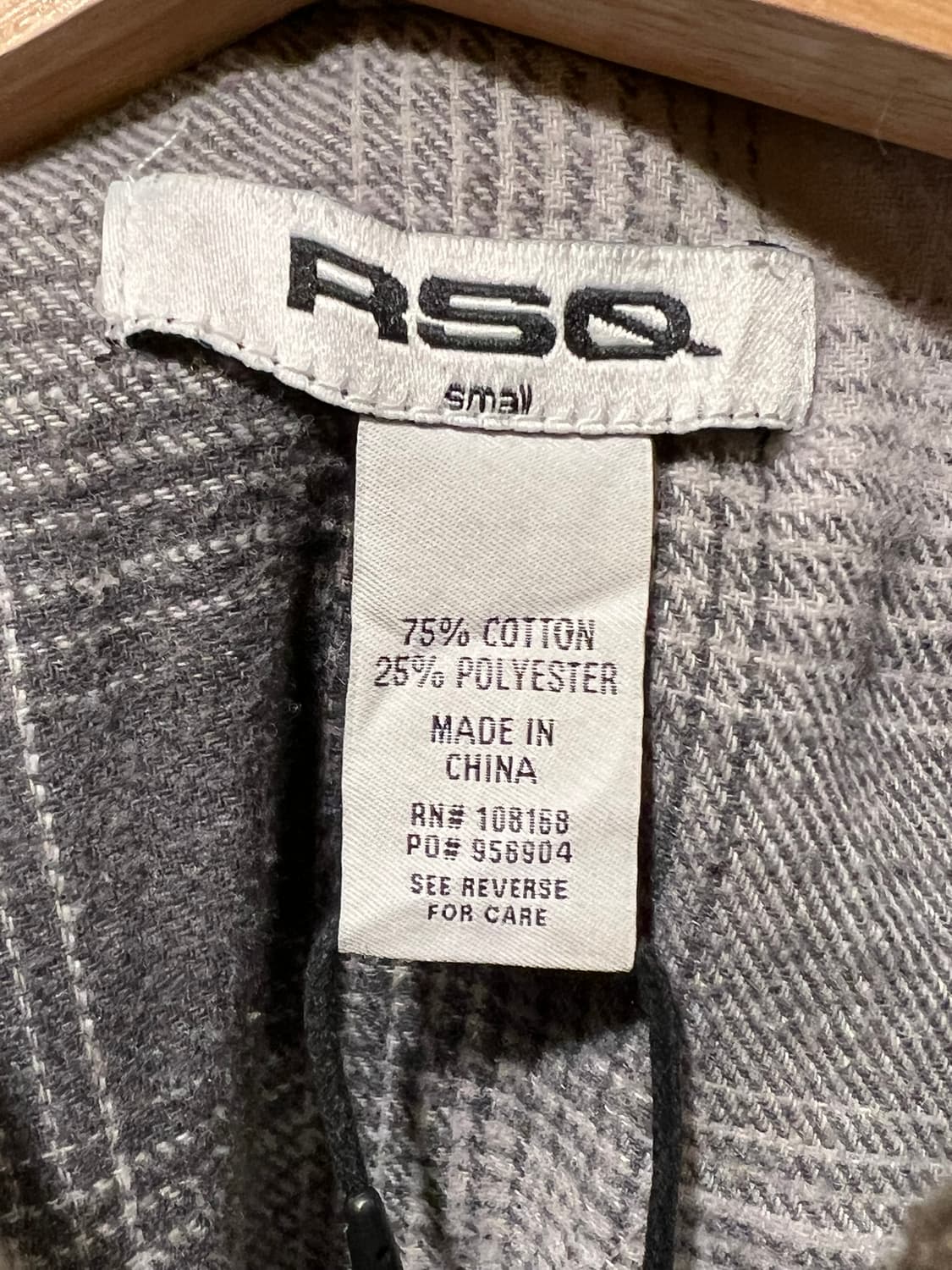 [S] 디스트레스드 데미지 체크 플란넬 셔츠 상품이미지7