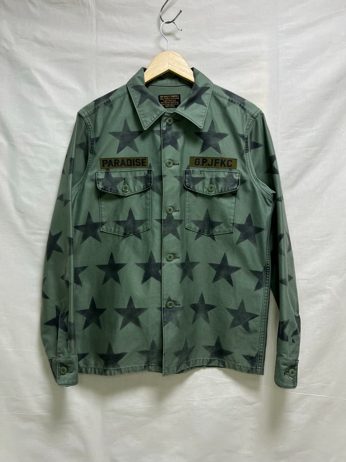 와코마리아 WACKO MARIA 스타패턴 밀리터리셔츠 상품이미지2