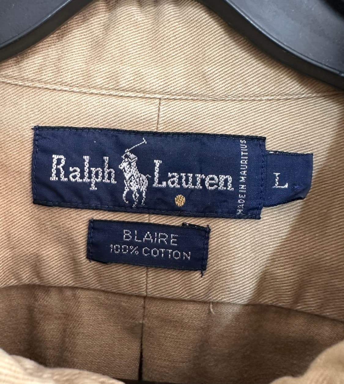 폴로 랄프로렌 베이지 셔츠 상품이미지7