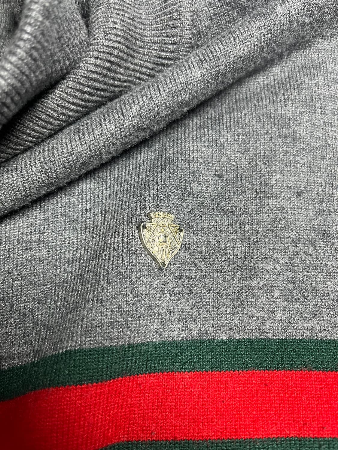 구찌 00s 그레이 터틀넥 스웨터 L 상품이미지4