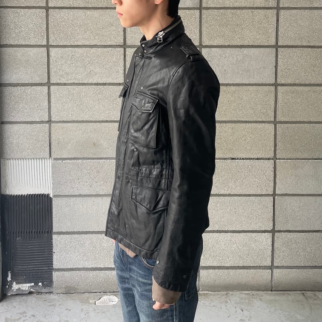 나노유니버스 레더 m65 자켓 상품이미지3