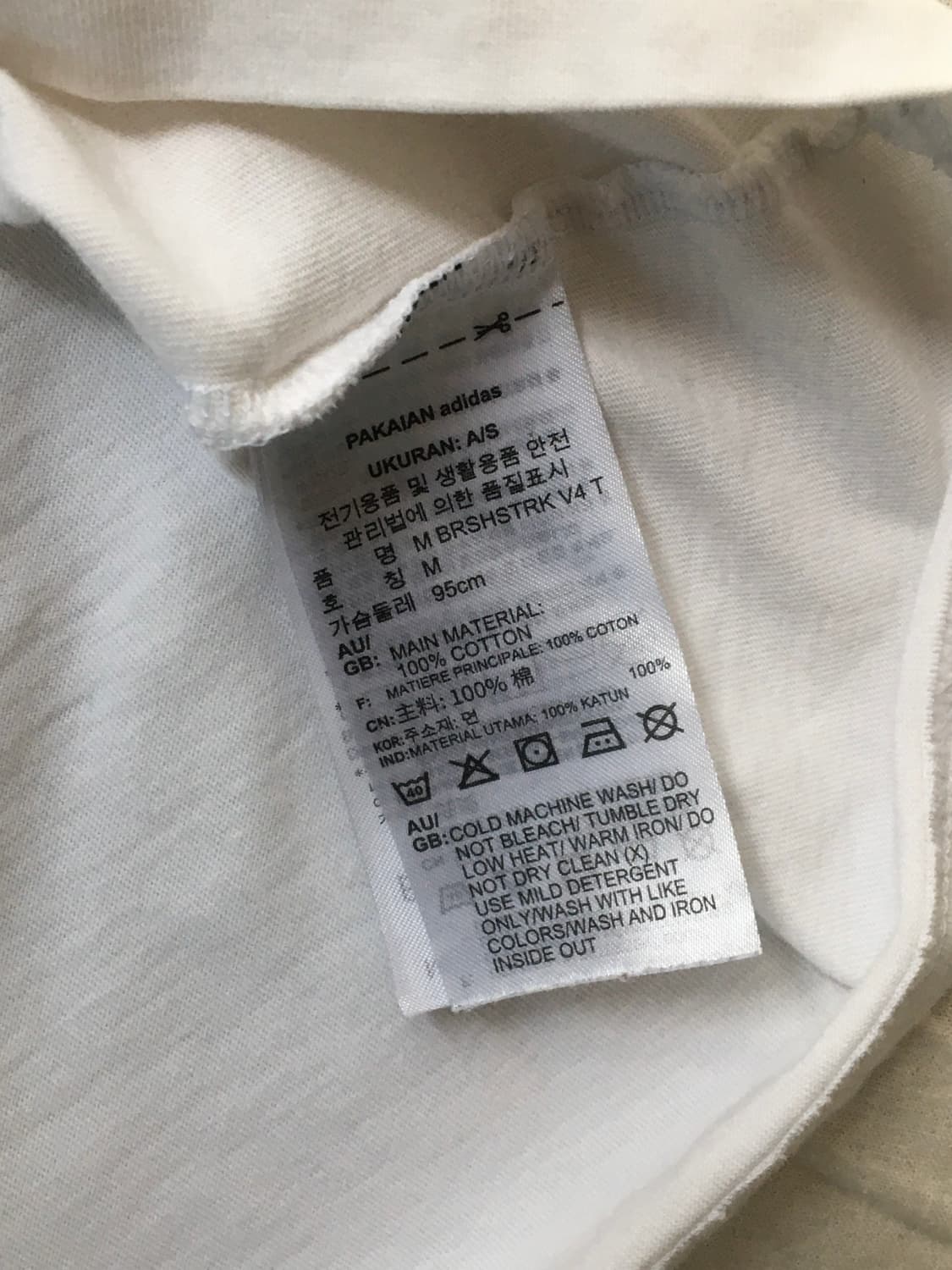 아디다스 중앙로고 반팔티셔츠 상품이미지6