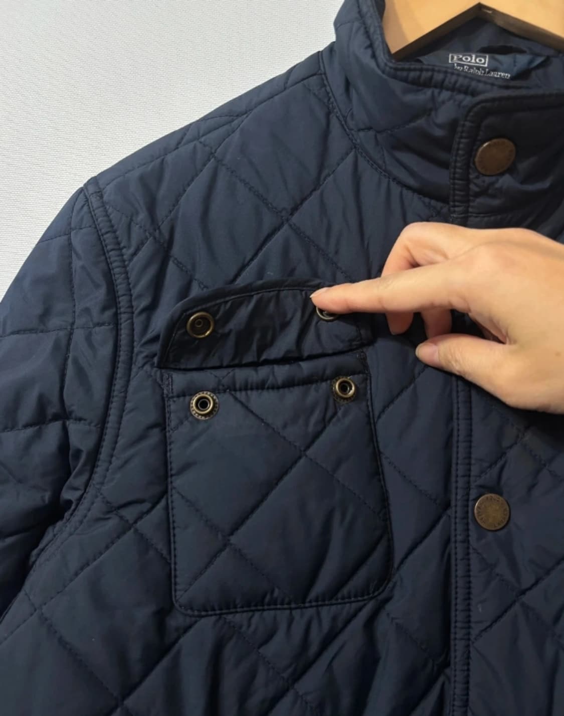 폴로 랄프로렌 퀼팅 자켓 남95 여66반 상품이미지3