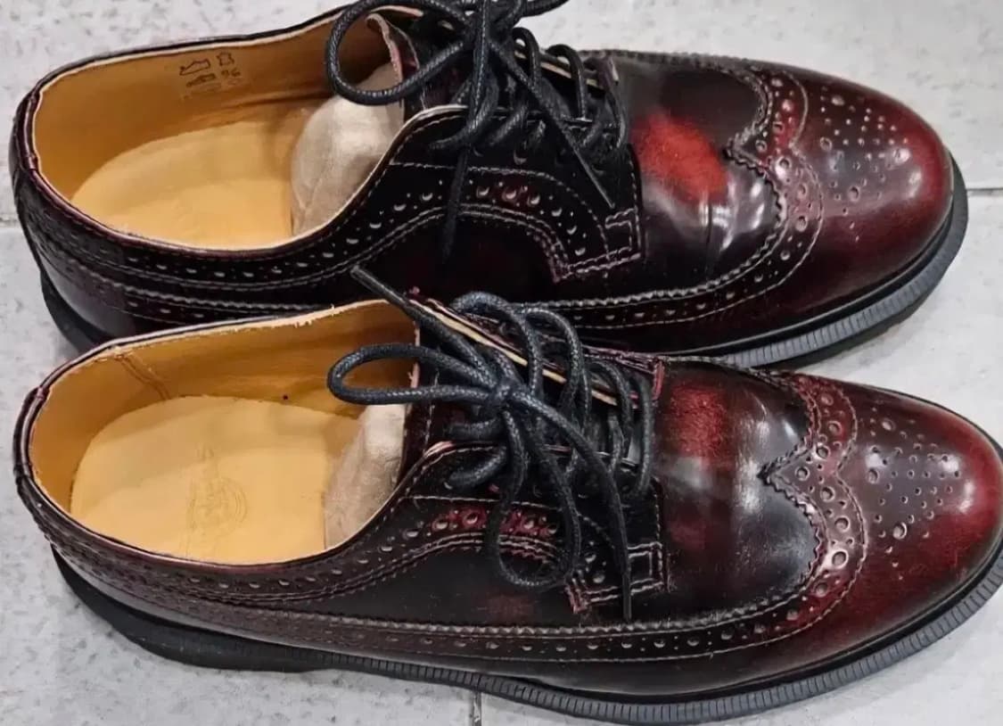 닥터마틴 3989 브로그 윙팁 버건디 색상 구두 240 상품이미지1