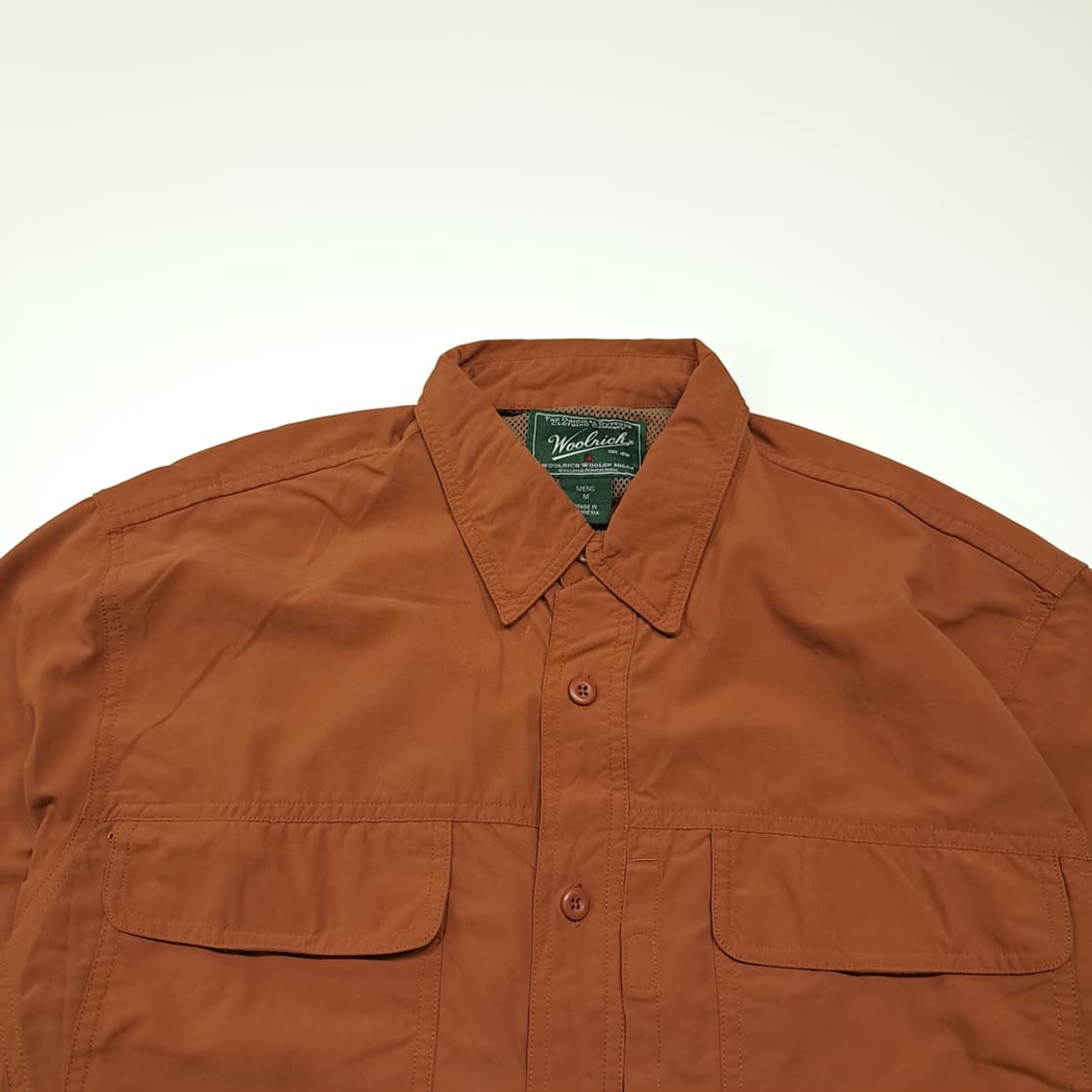 CK016 L 울리치 00s 롤업 브라운 헌팅 셔츠 남방 상품이미지2