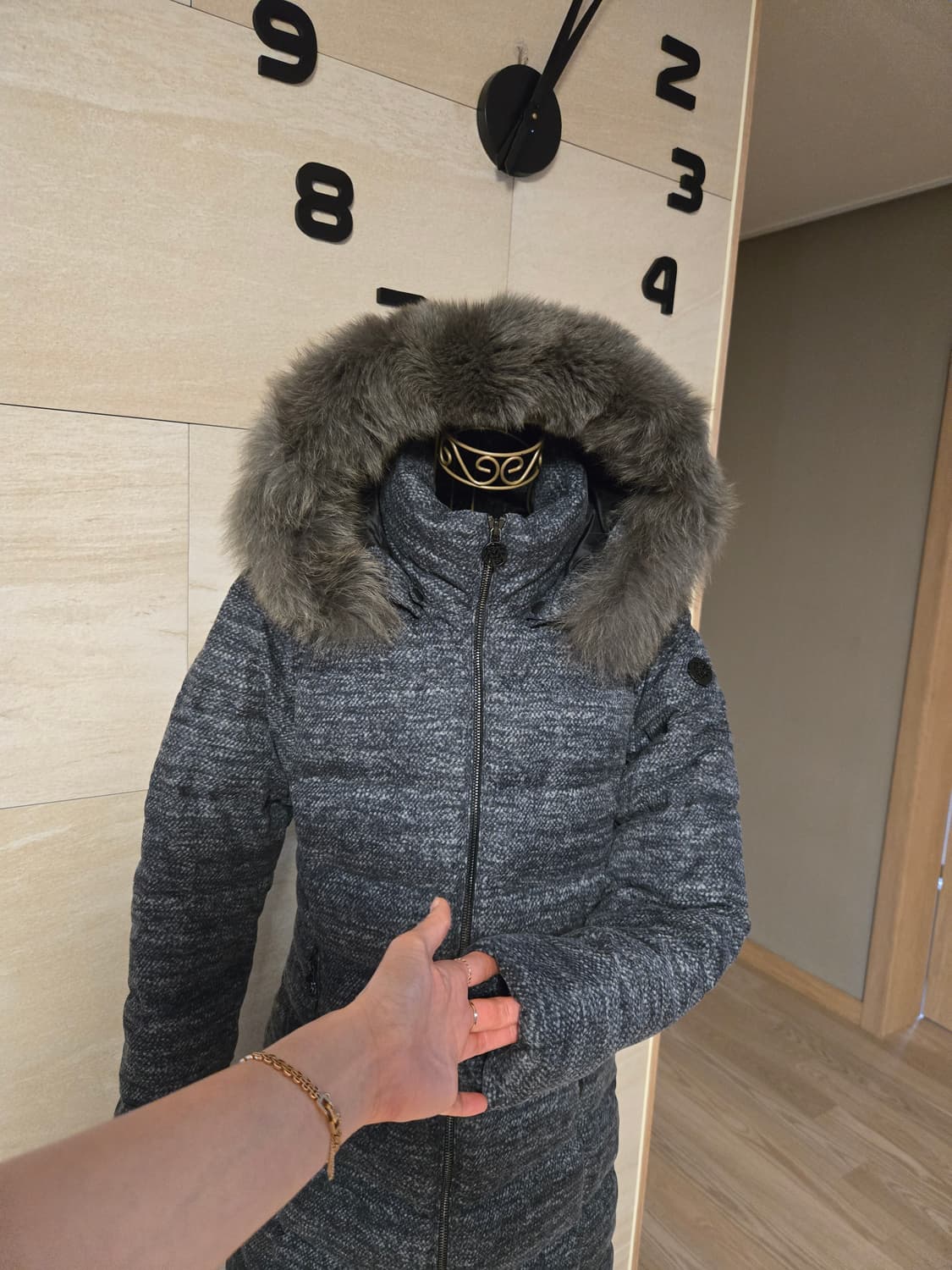 [95] 코오롱스포츠 폭스퍼 여성 구스 롱패딩 상품이미지6