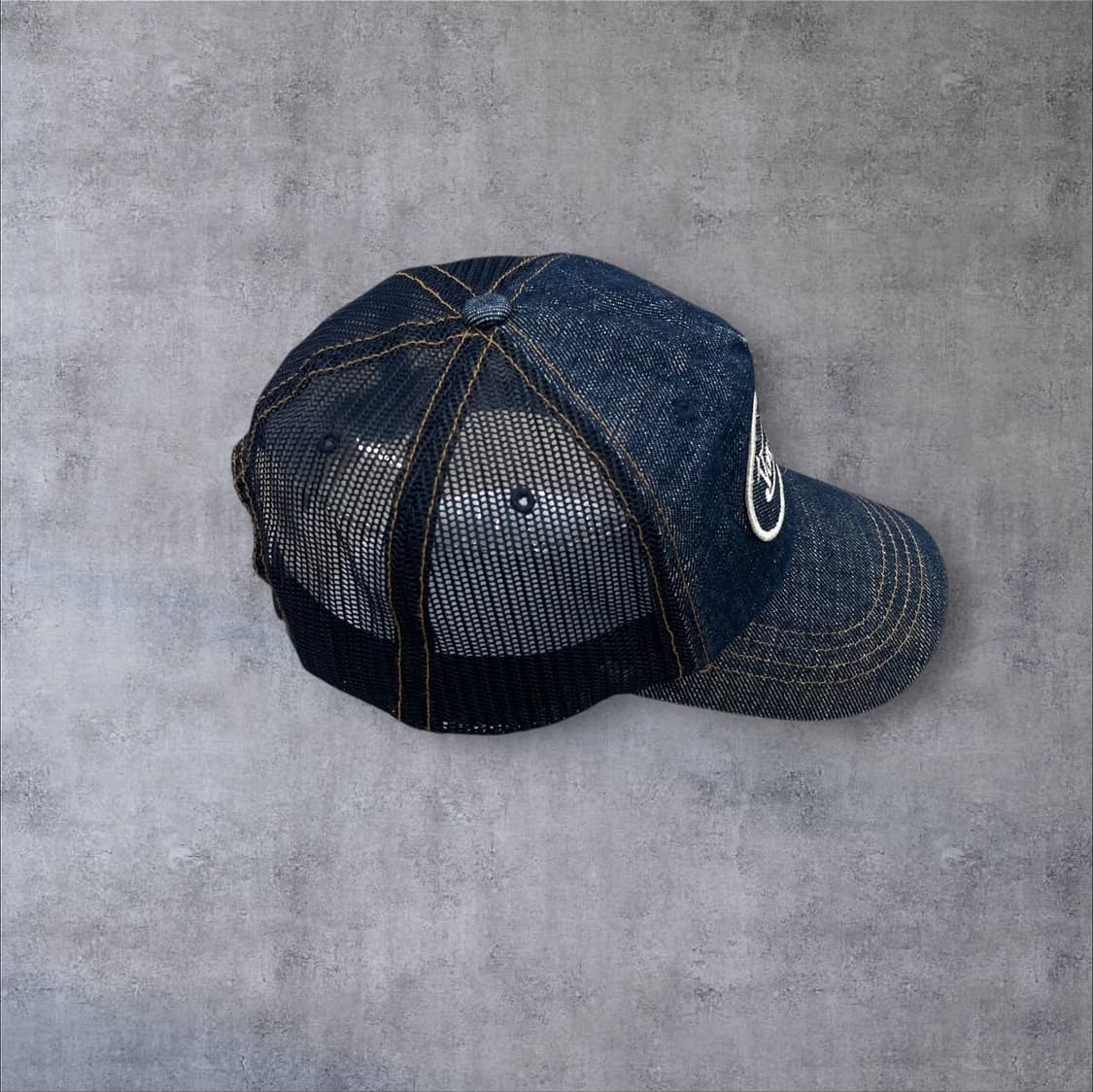 본더치 데님 베이직 로고 메쉬 캡 상품이미지3