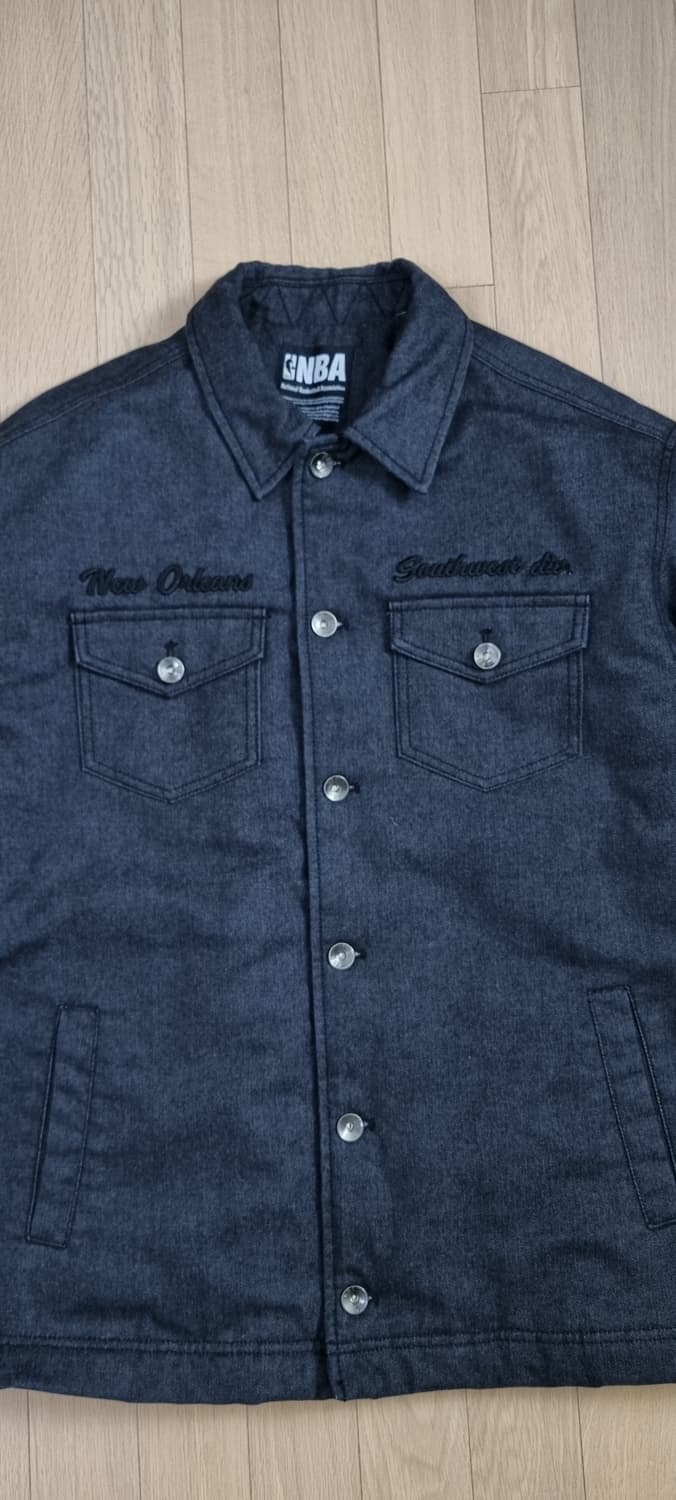 NBA 데님 누빔 패딩 자켓 L _ 남성 상품이미지2