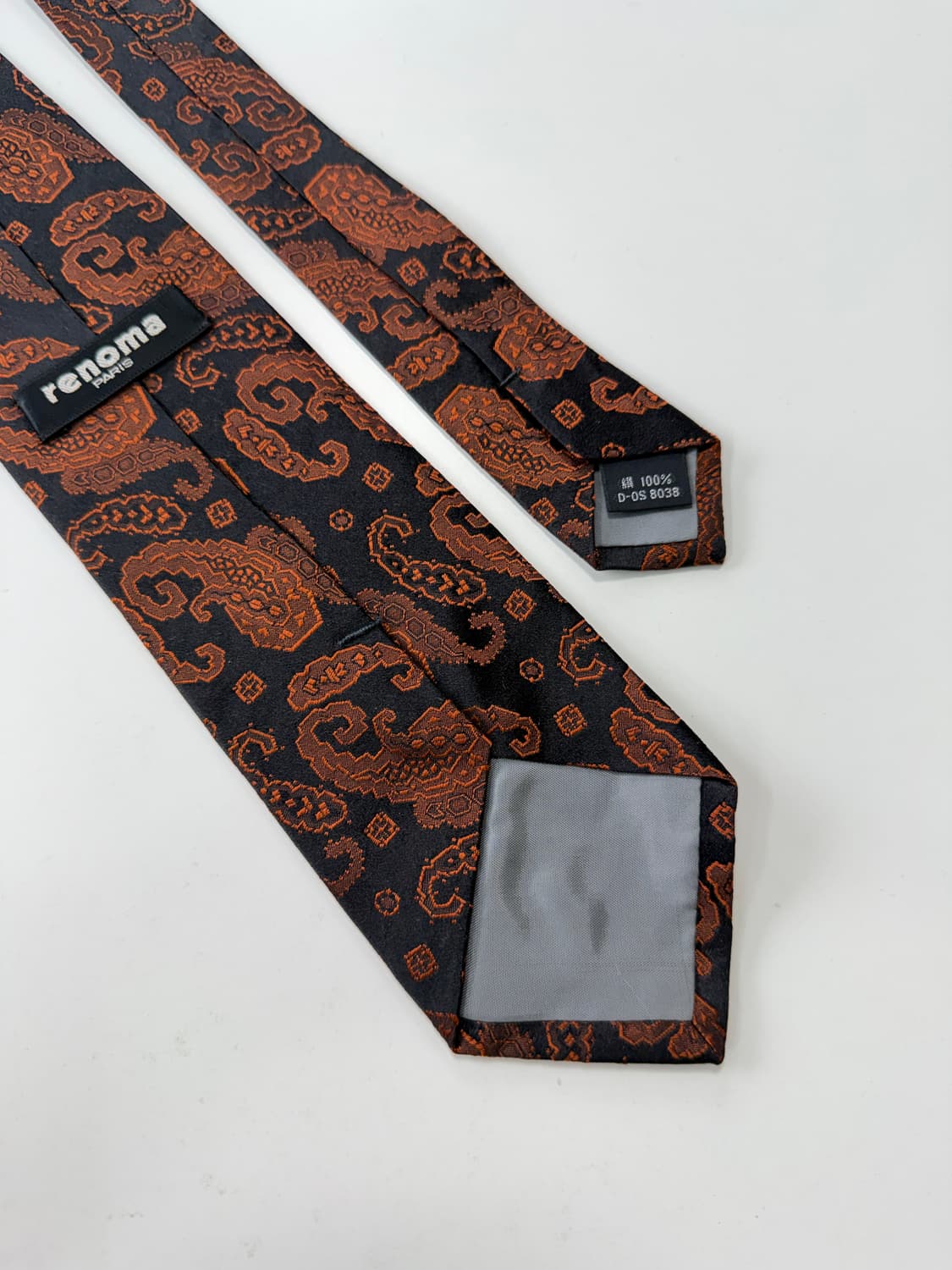 레노마(renoma) 실크 넥타이 7.8cm 상품이미지5