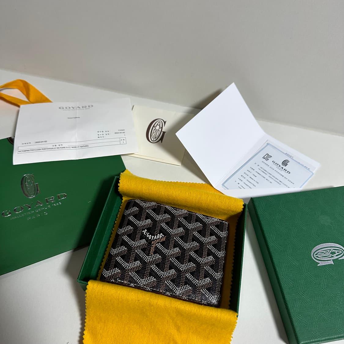 [당일출고] 새상품급 고야드 빅투아르 반지갑 상품이미지1