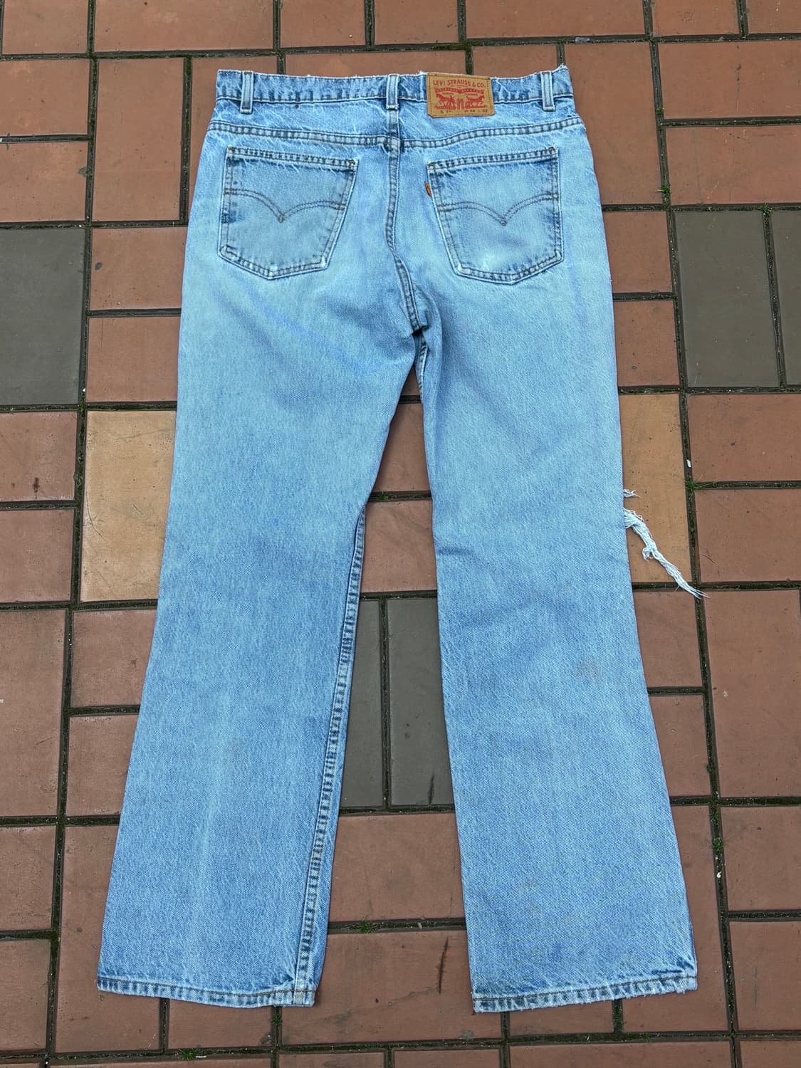 90's MADE IN USA 🇺🇸 리바이스 517 부츠컷 오렌지탭 상품이미지8