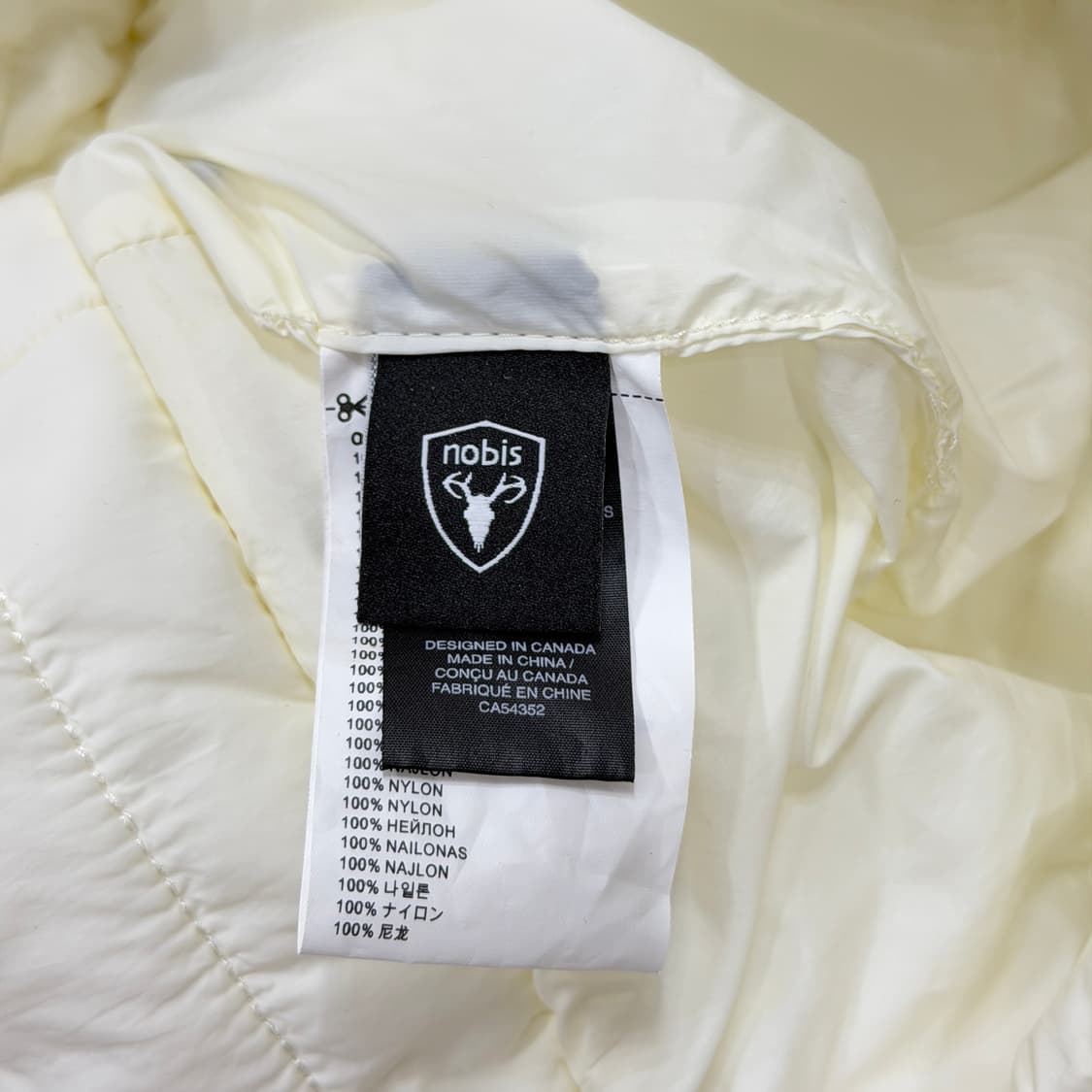 NOBIS 노비스 방탄 뷔 트루퍼햇 패딩모자 화이트 상품이미지4