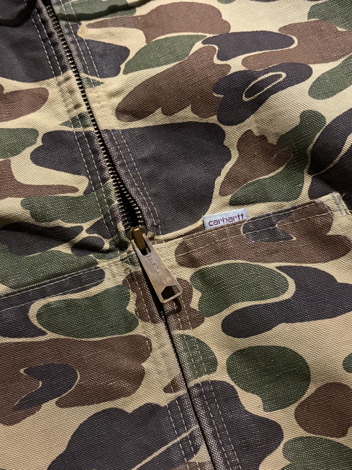 80s 칼하트 액티브 JR103 CAMO S USA🇺🇸 상품이미지7