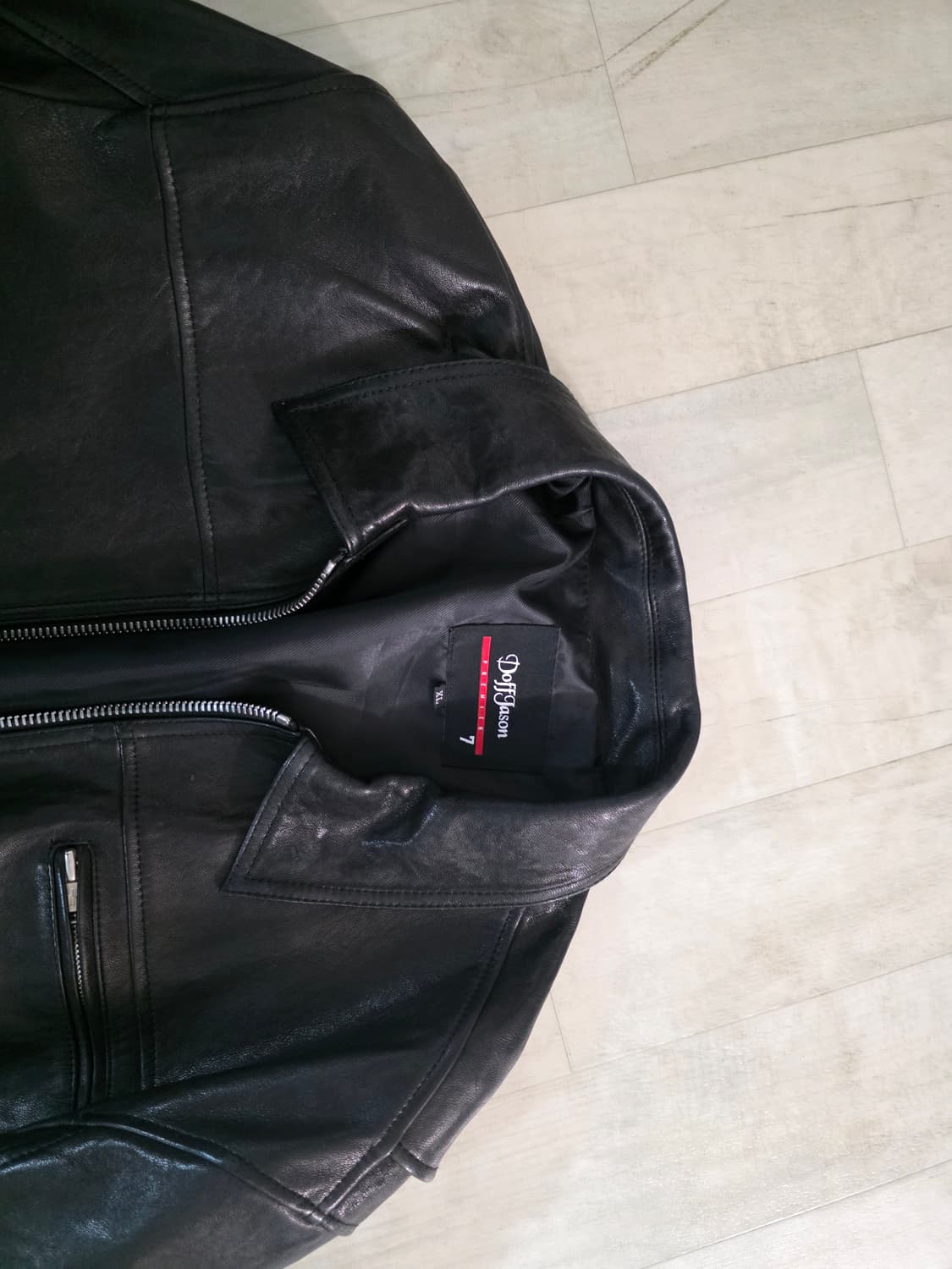 도프제이슨 프리미엄 베지터블 램스킨 싱글 자켓 xl 상품이미지3