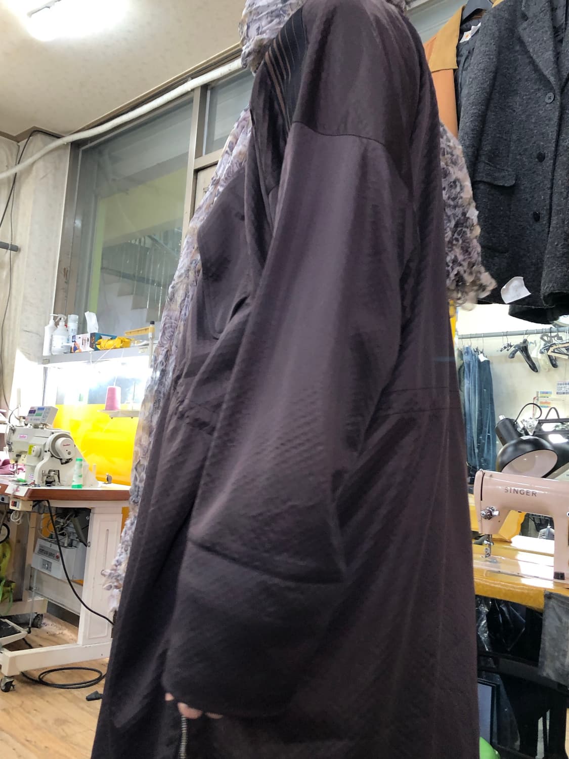 플라워 레오파드 팝콘 스카프  상품이미지1