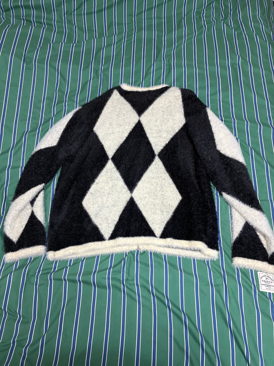 Cord 본플라이 헤어리 니트 짚업 상품이미지2