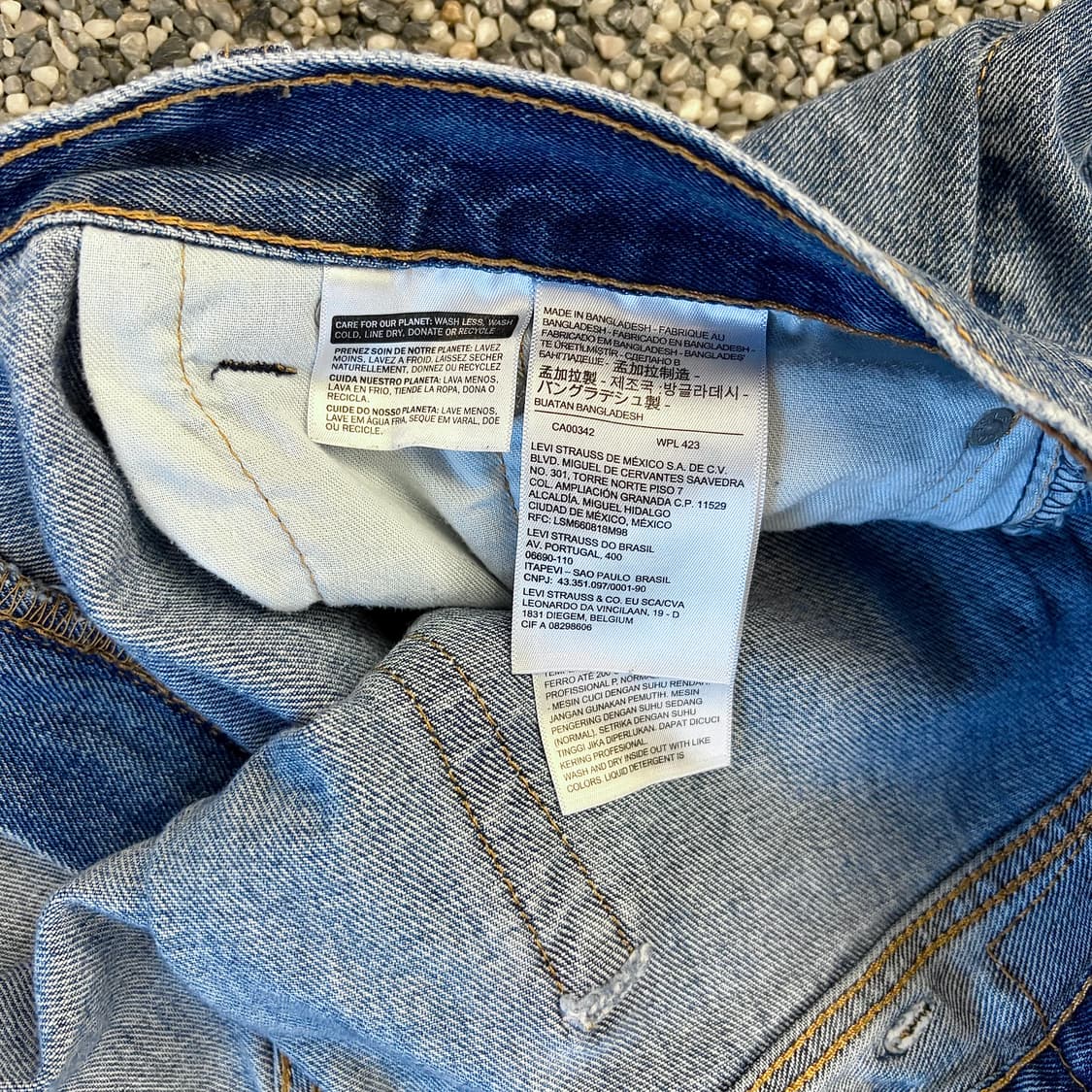 리바이스 505 빅사이즈 데님 팬츠 (42) 상품이미지7