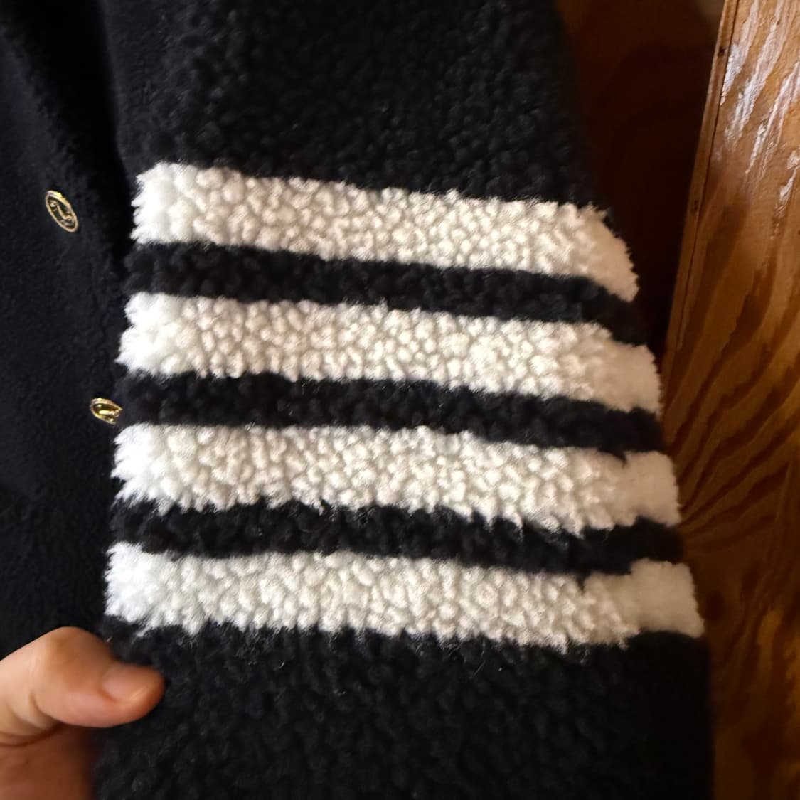 톰브라운 다이드 리버서블 시어링 무스탕 자켓  상품이미지5