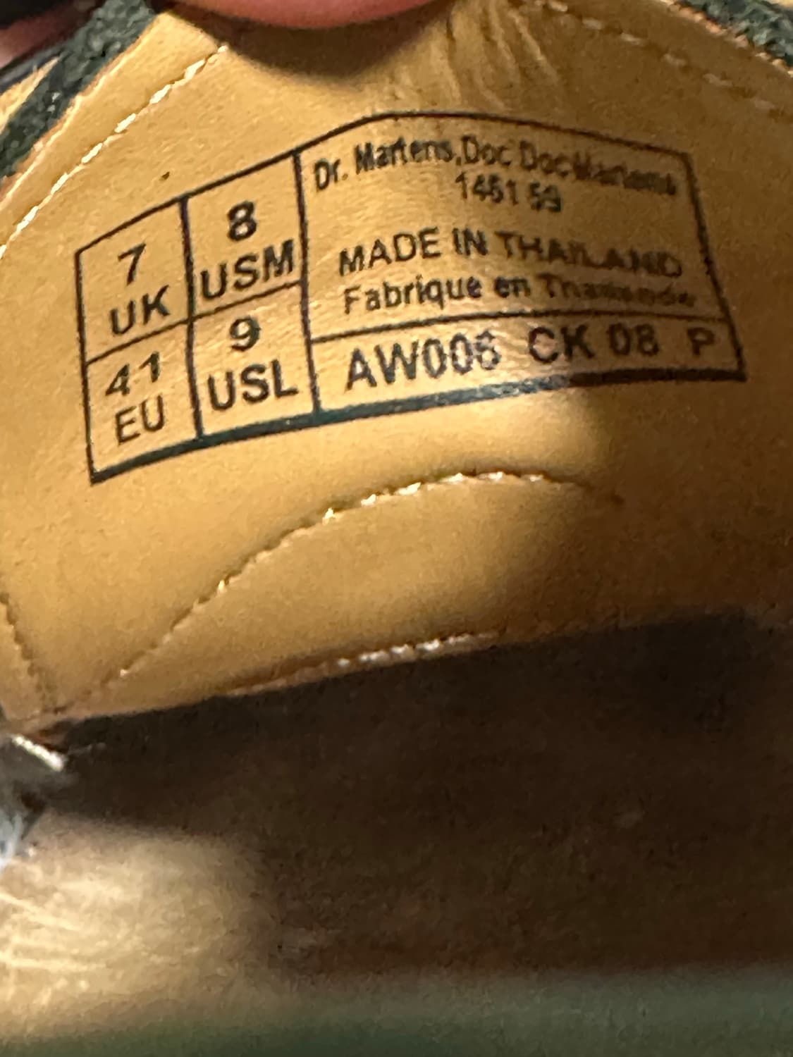 (260,uk7) 닥터마틴 1461 스무스 상품이미지6