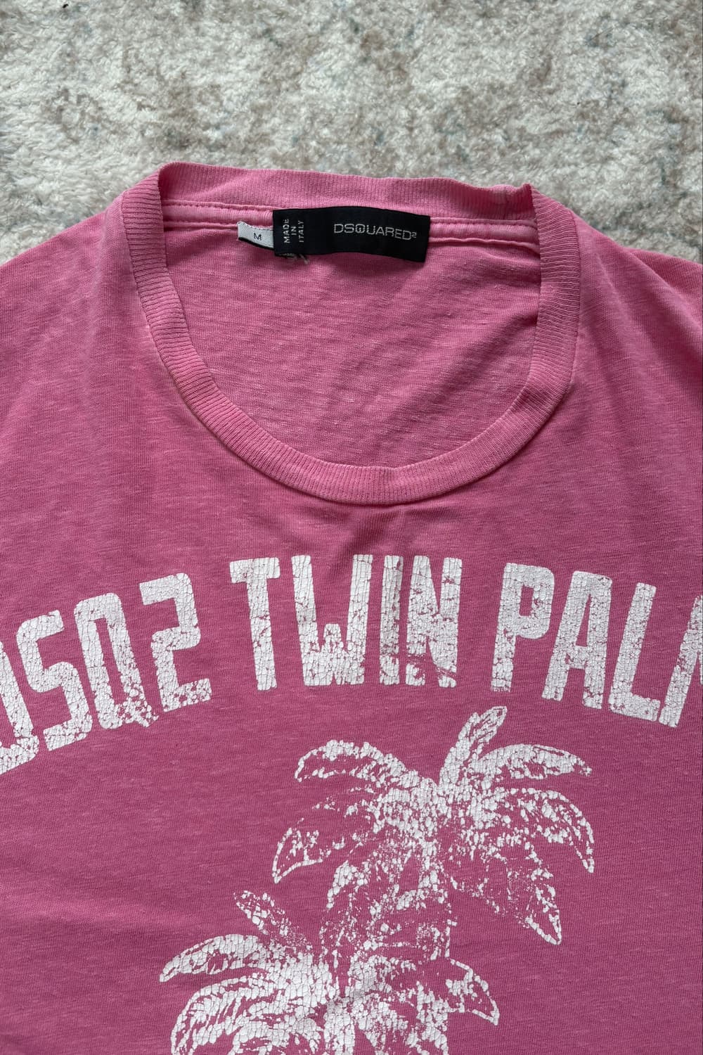 Dsquared2 Twin Palms Cropped T-Shirt 상품이미지7