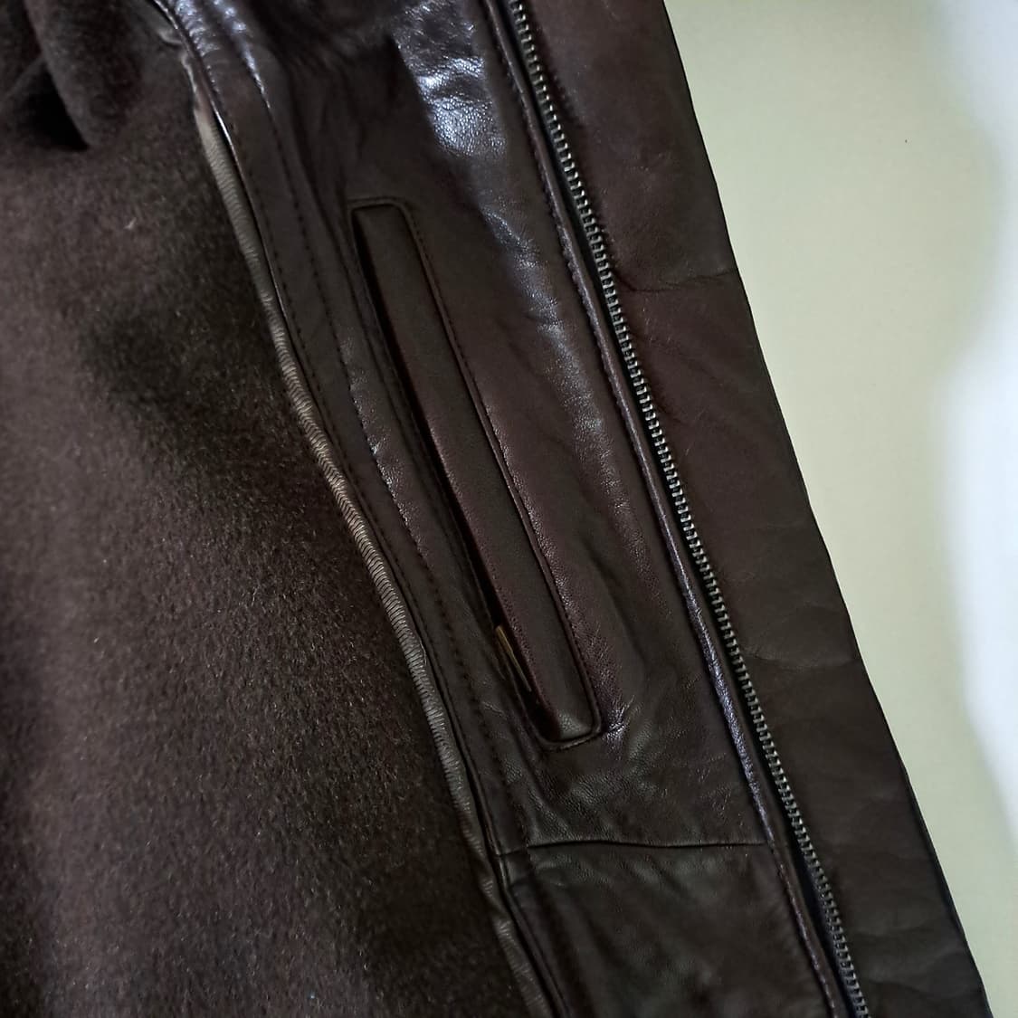 (택포) 입생로랑 양가죽 안감 탈부착 자켓 105 B753 상품이미지6