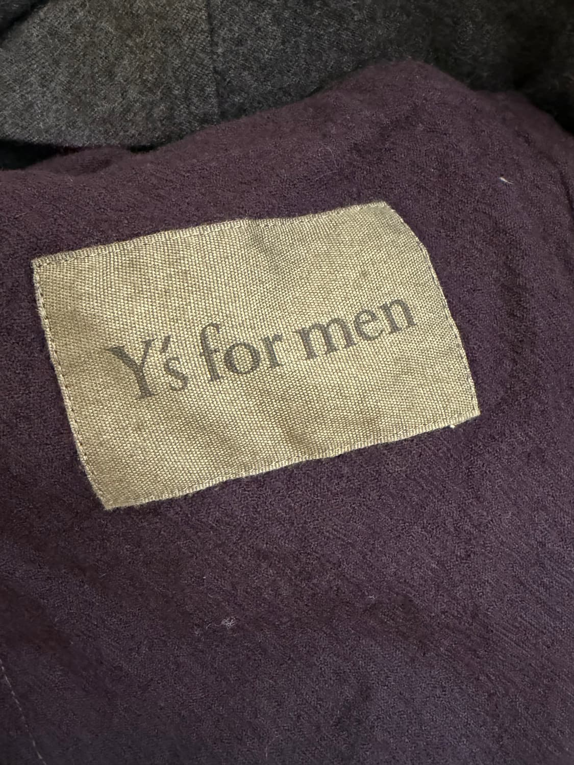 요지 야마모토 × 와이지 포맨 비대칭 패치워크 블레이저 상품이미지4