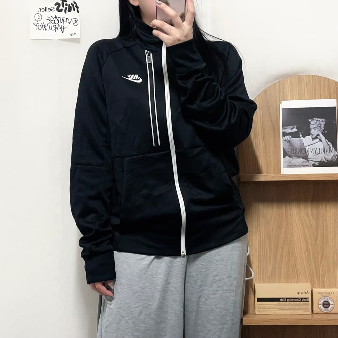 [정품]  나이키 블랙 푸츄라 져지 [ M ] 상품이미지2