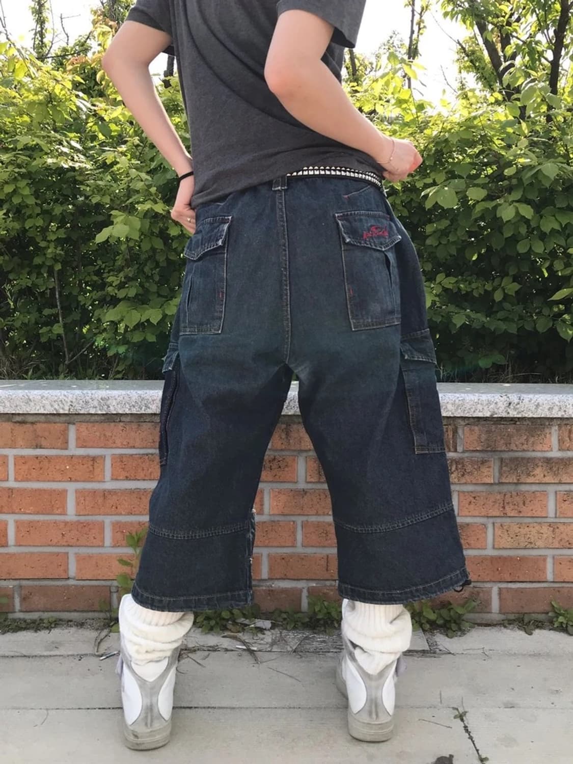 PIKO Hawaii Denim Cargo Shorts 상품이미지3