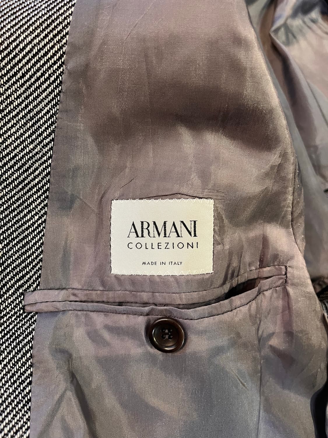 아르마니 꼴레지오니 울 린넨 블레이저 (이탈리아제) 상품이미지5