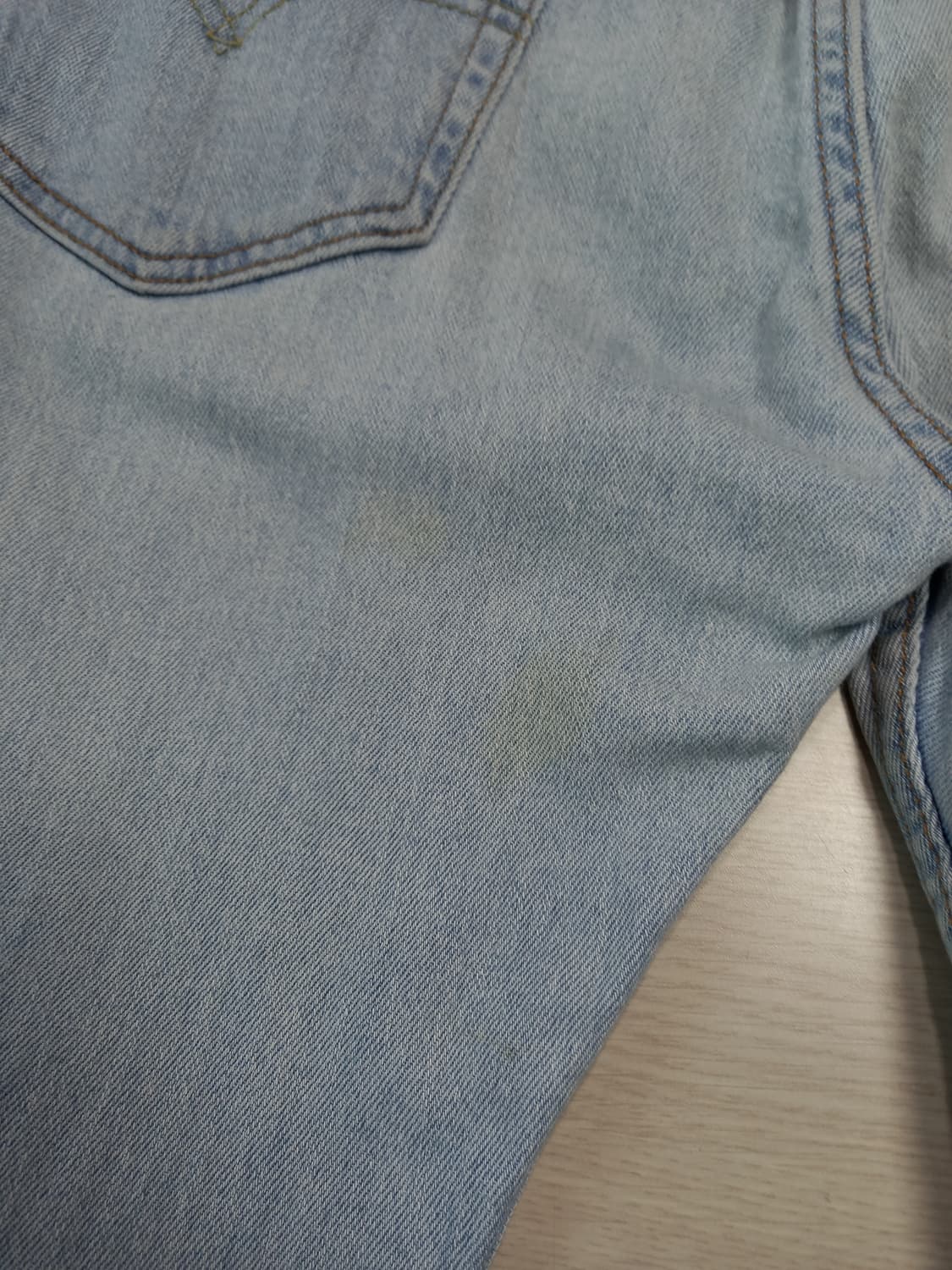 33 리바이스502 워싱스판 슬림일자 연청 33-458 상품이미지9