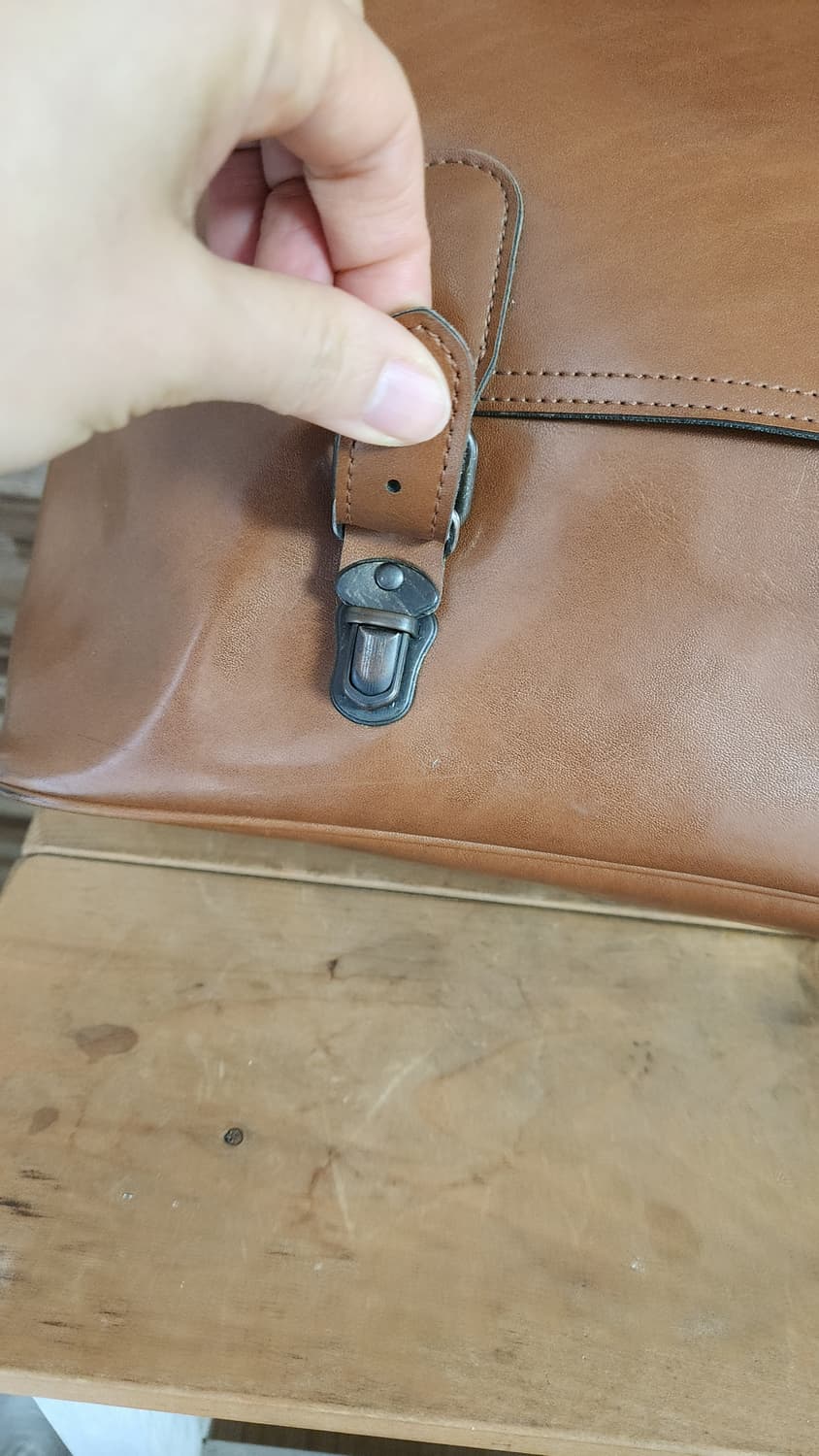 일본빈티지 브라운 사철백 상품이미지5