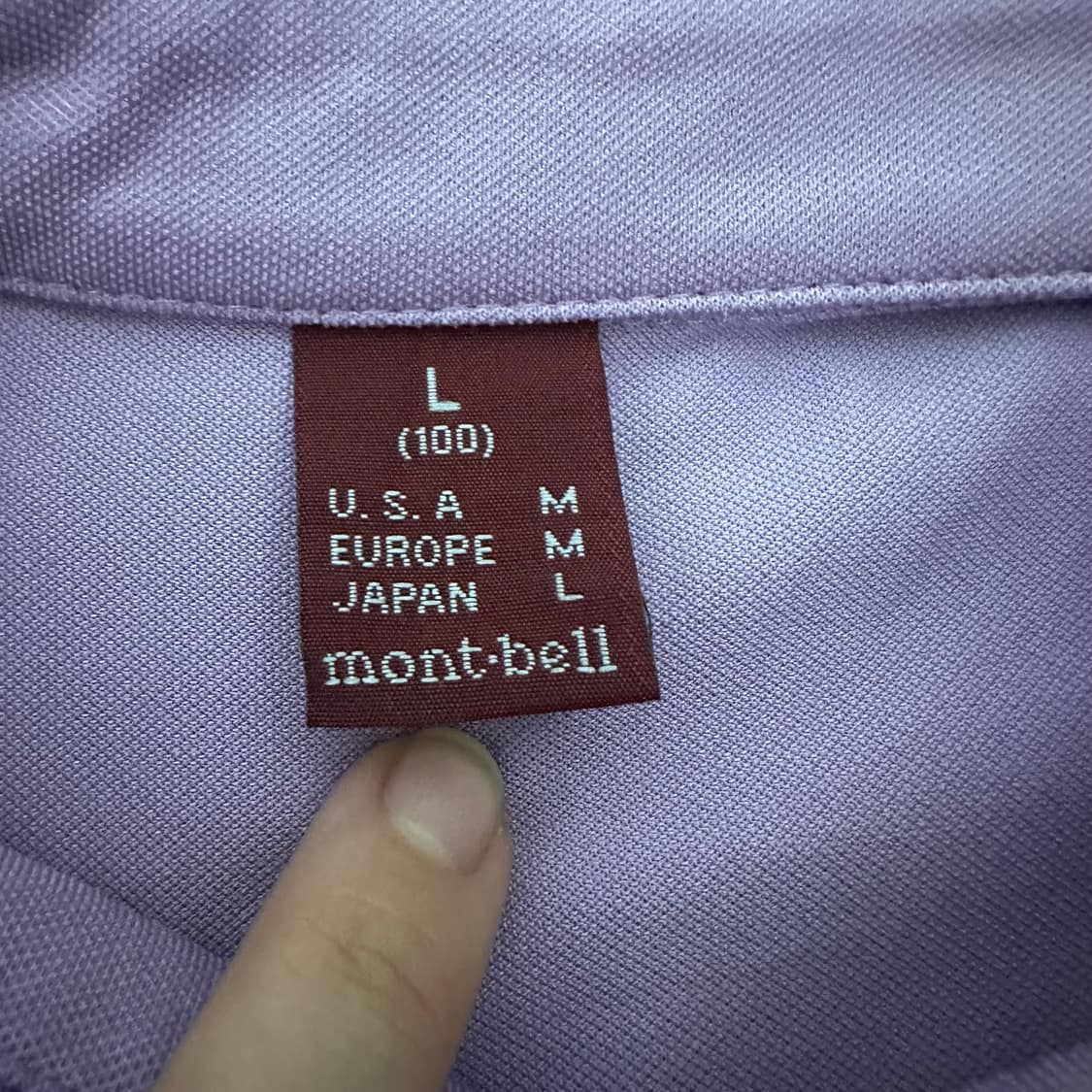 montbell 몽벨 여성 카라티 반팔티셔츠 100(L) 상품이미지5