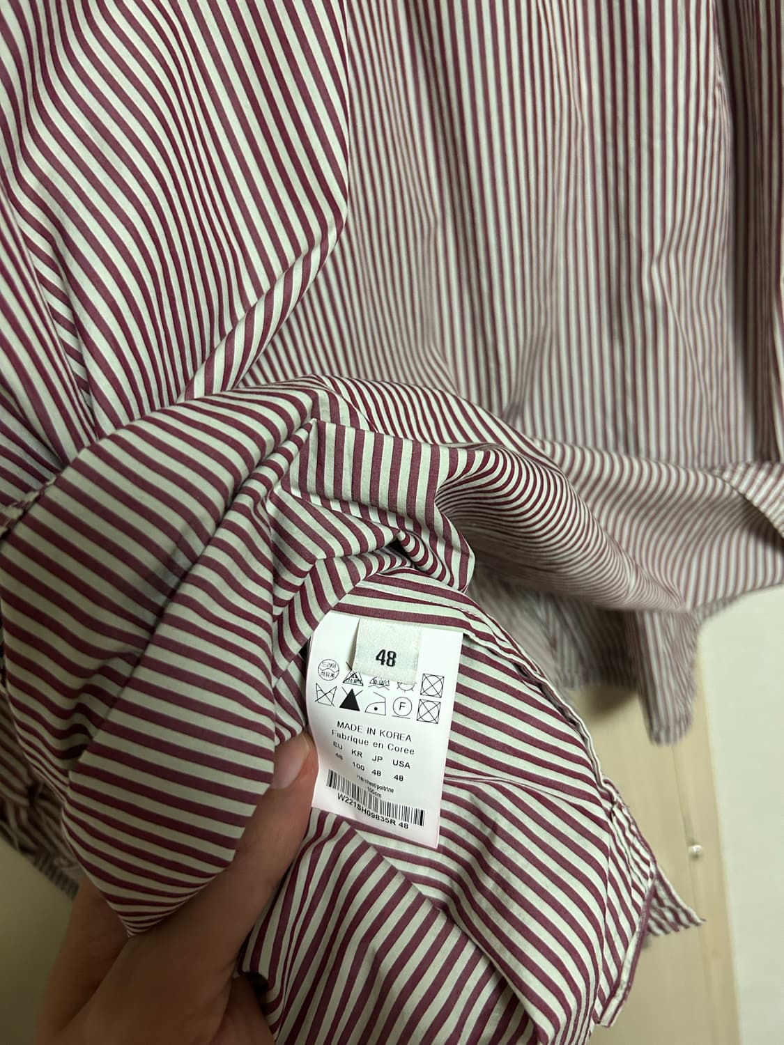 우영미 스트라이프 셔츠 상품이미지6