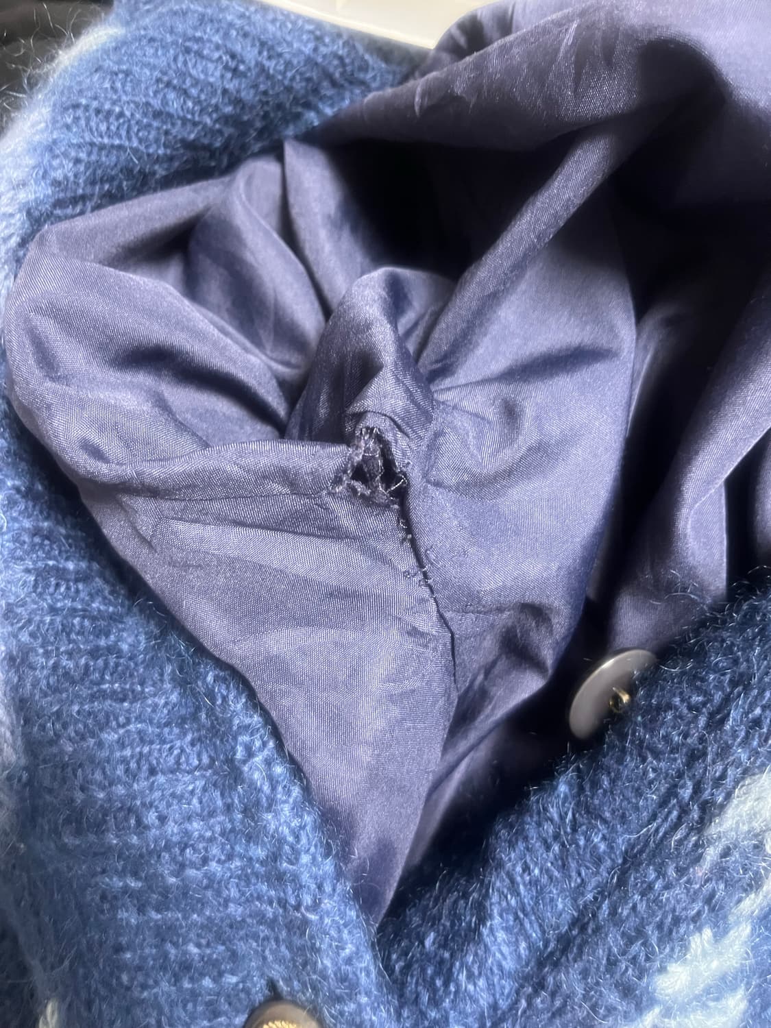 모리걸 패치워크 뜨개 니트 가디건 상품이미지4