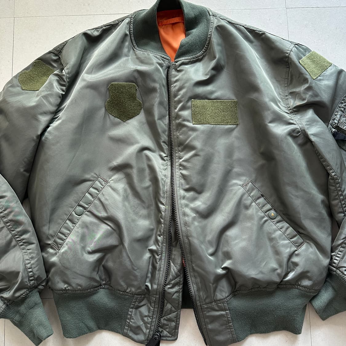 미국 생산 콕핏 COCKPIT MA-1 플라이트 자켓 XL 상품이미지2