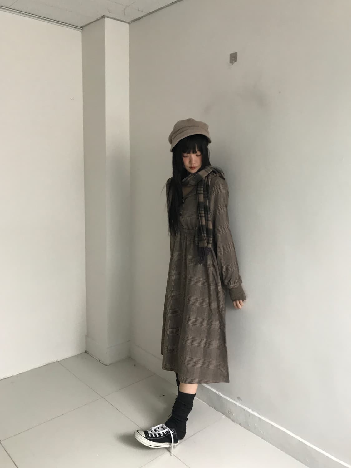 Wool Creambeige Beret 상품이미지8