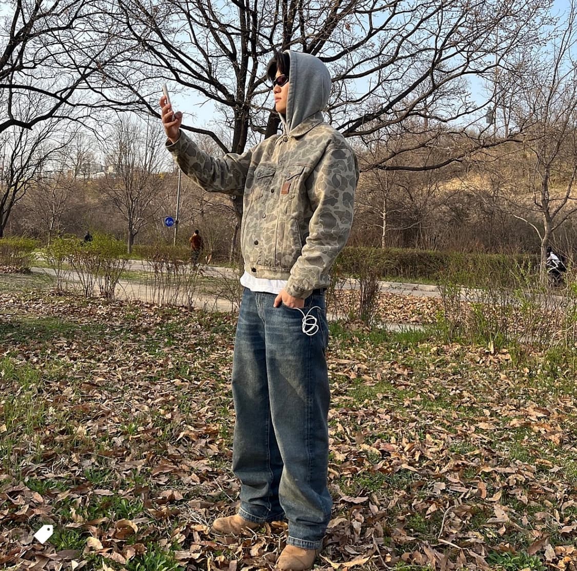 칼하트윕 랜든팬츠 블루 상품이미지2