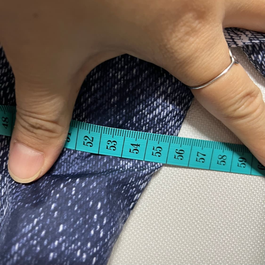 챔피온 블루 데님 패턴 크롭 코치 재킷 jpn/L 상품이미지5