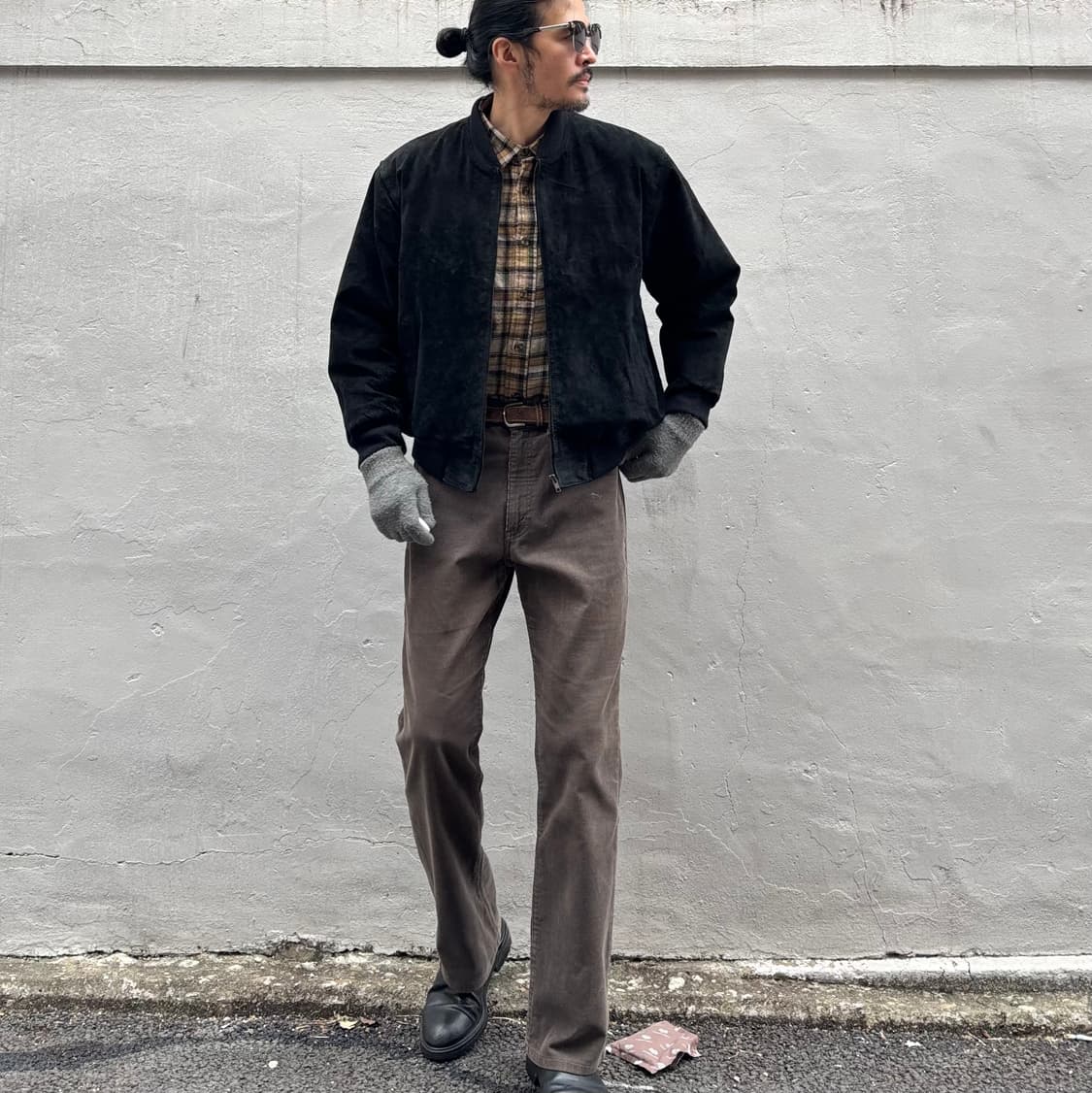 올드 돈피 스웨이드 블루종 자켓 상품이미지7