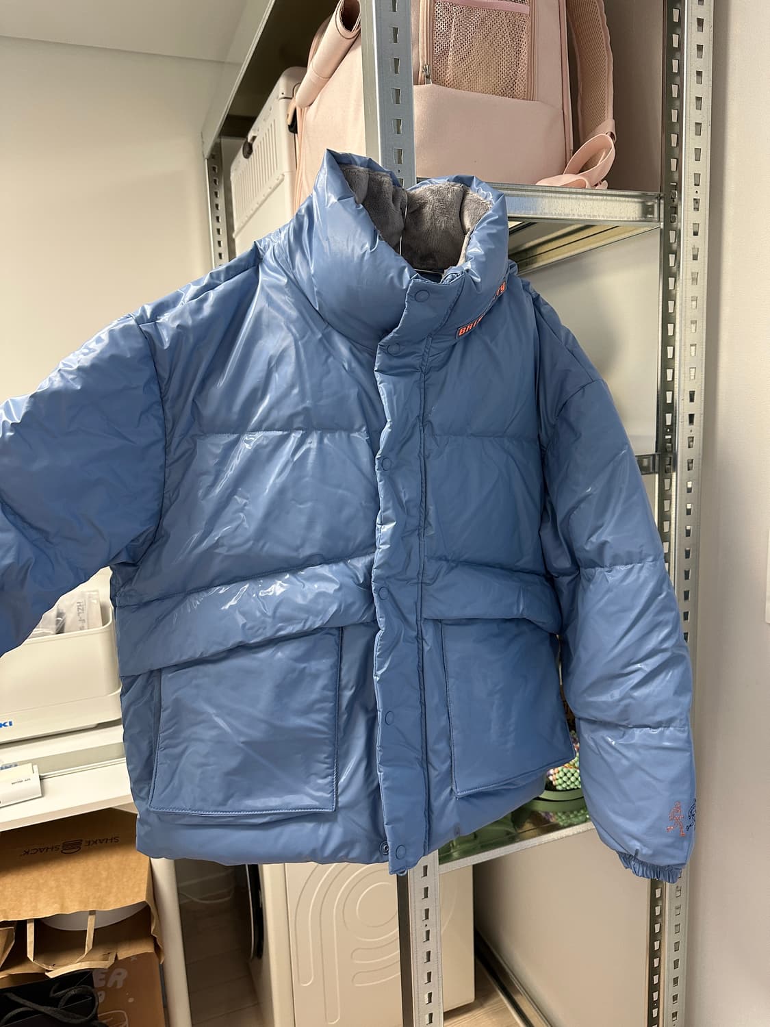 (새상품) 브라이언 베리 다운 패딩 자켓 블루 S 상품이미지8