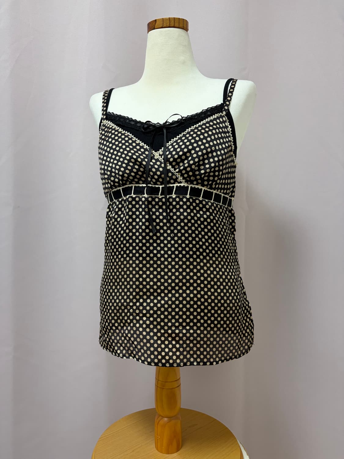 도트 모리걸 나시 상품이미지1