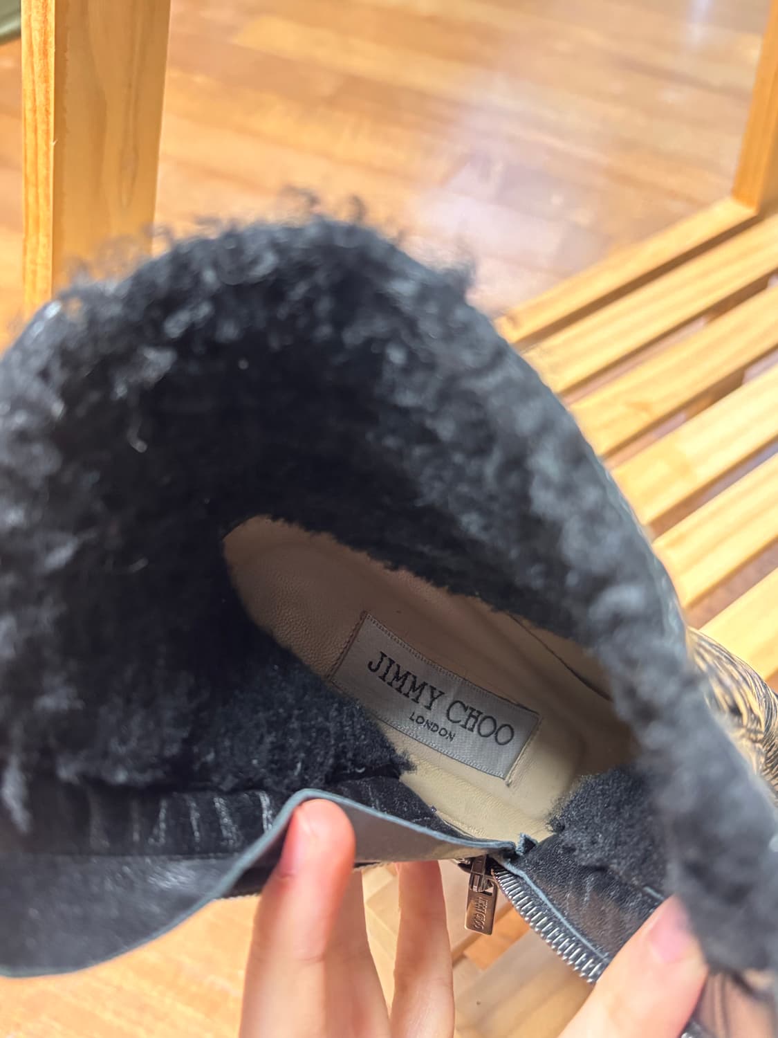 지미추 양털 앵클부츠 상품이미지4