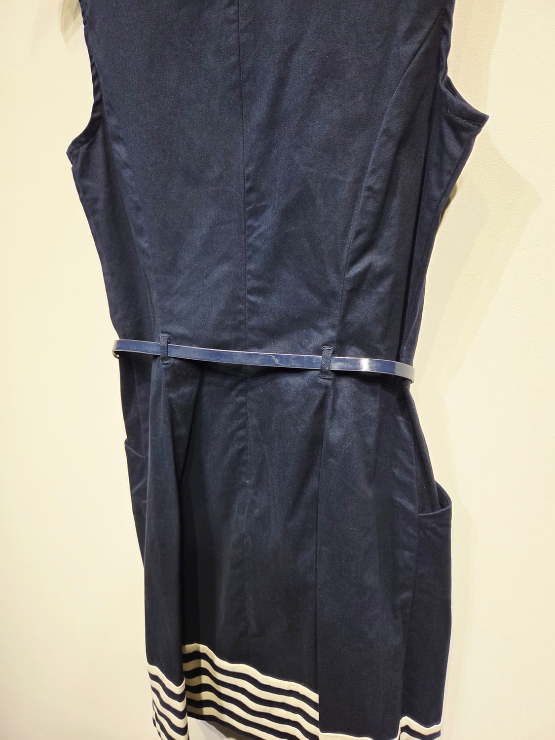 타미힐피거 네이비 민소매 드레스_호칭2 상품이미지7