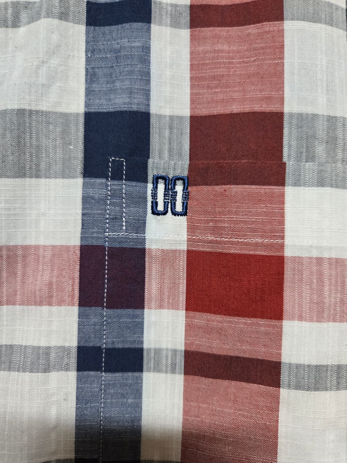 닥스 남성 체크 반팔셔츠(105사이즈) 상품이미지4