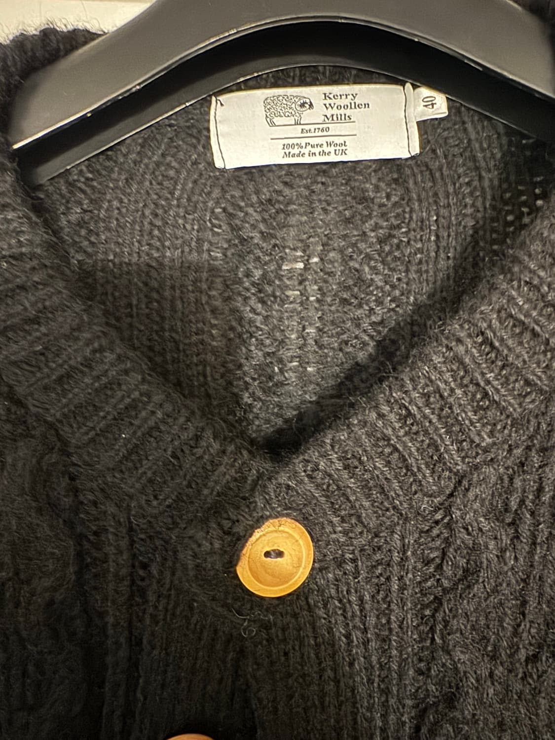 캐리울른밀즈 울 100% 가디건 상품이미지3