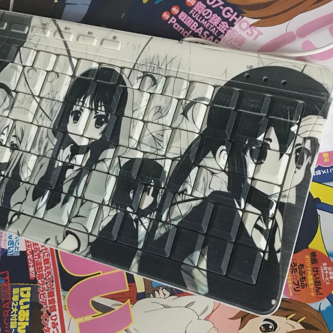 K-ON ! 케이온 고전 커스텀 키보드 상품이미지4