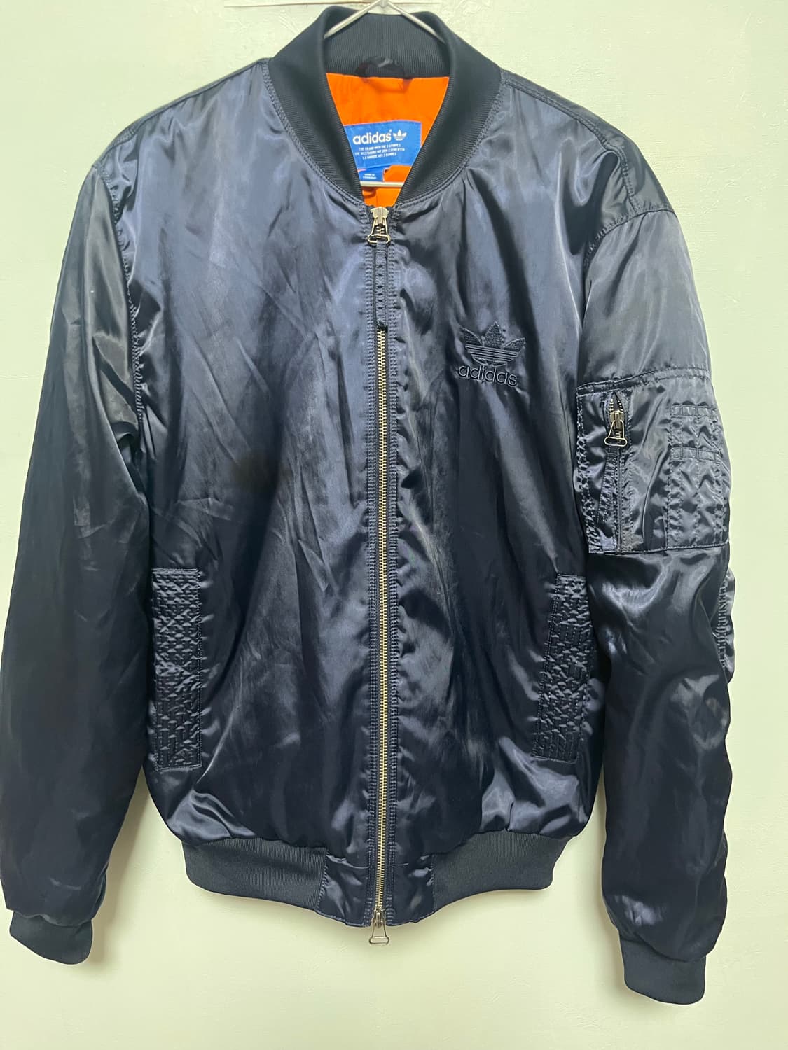 아디다스 오리지널 네이비 봄버자켓 상품이미지1